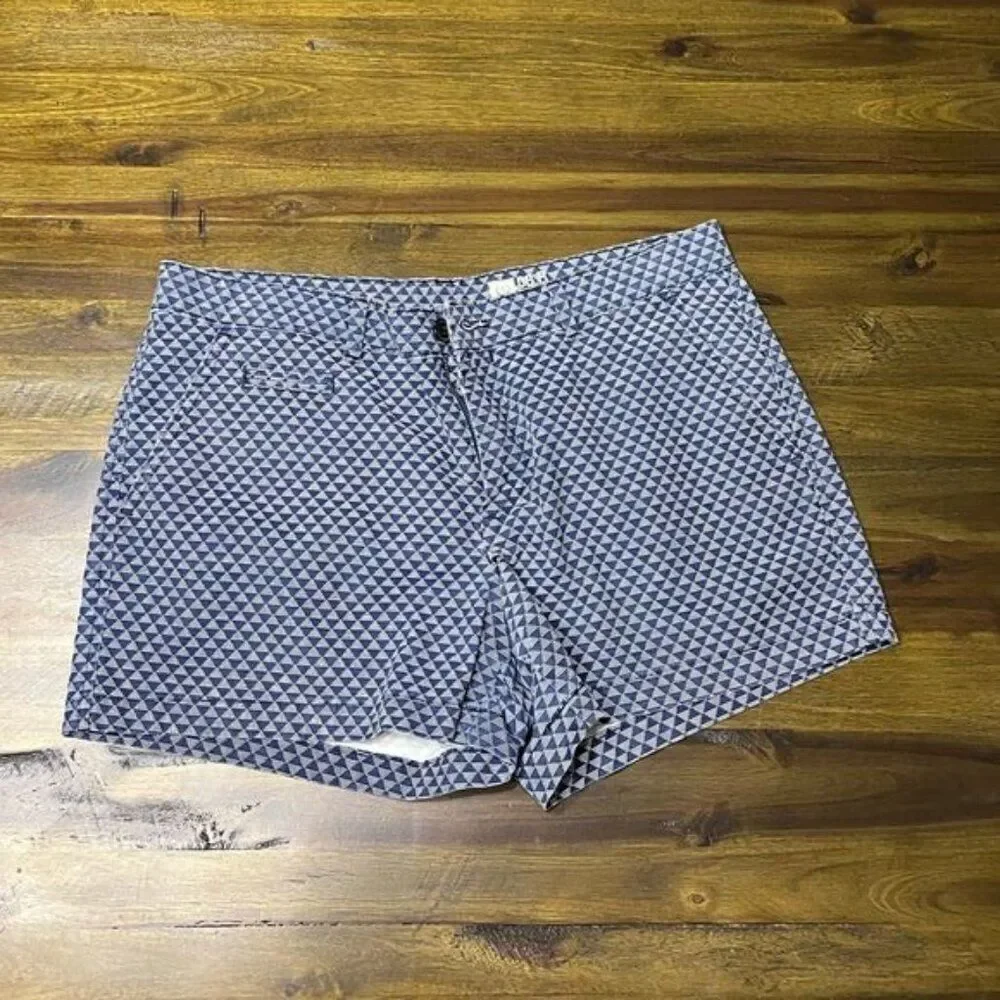 Gap All Over Triangle Pattern Dress Shorts, Women's Size 8